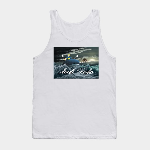 Narwhal Sadness and Cat Tank Top by aerithradio